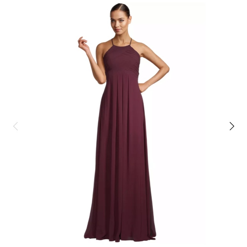 Levkoff Amanda Chiffon A-Line Gown